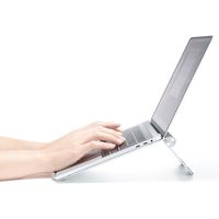 サンワサプライ ノートパソコン用アルミスタンド 平置きタイプ PDA-STN34S 1台