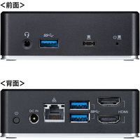 サンワサプライ VESAマウント対応Type-C・USB3.1A接続ドッキングステーション USB-CVDK5 1個（直送品）
