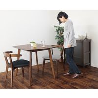 【軒先渡し】ヤマソロ ロージー ダイニングチェア ブラック 83-827 1セット(2脚入)（直送品）