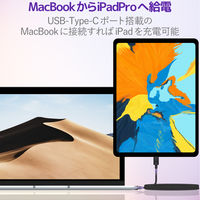 タイプCケーブル (USB-C to C) PD対応 60W USB2.0 2m 黒 MPA-CC20PNBK エレコム 1本（直送品）