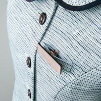 チクマ オーバーブラウス AR7674-1 13号 1着（直送品）