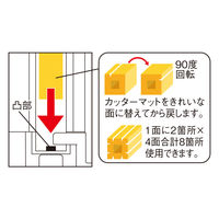 リヒトラブ(LIHIT LAB.) コンパクトスライドカッター（A3ヨコ対応） M50 1台