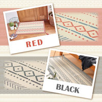 萩原 インド綿 ボンディングマット ピート 500×800mm レッド 270071841 1枚（直送品）