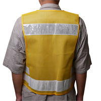 【安全ベスト】 小野商事 エースグローブ パトロールベスト 7cm幅 イエロー No90854 1着