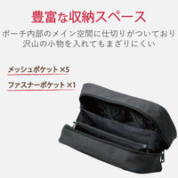 ガジェットポーチ バッグインバッグ オーガナイザー ストレージタイプ 出張 トラベル ケーブル・小物収納 ブラック BMAーGP14BK エレコム 1個