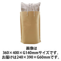 宅配袋 底ガゼット型 フラップ付 W240×H390×G60mm 1パック（10枚入） 今村紙工