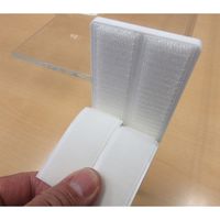 エージ 飛沫フェンスガード60 幅620×奥行200×高さ710mm クリア/ホワイト AG-CRN60-CL （飛沫防止・飛沫対策）1台（直送品）