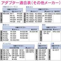 カクダイ ガオナ カバー付出湯管 小型湯沸器用 (500mm アダプター付き 交換 キッチンシャワー) GA-HK014 1本