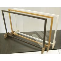 【アウトレット】【飛沫防止パネル】 やまもく 飛沫感染防止パネル アクリル板 木枠付き ナチュラル 80000001n 1台【終売品】