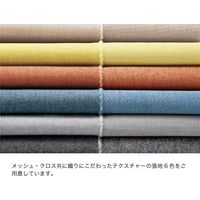 【組立設置込】イトーキ アクトチェア ハイバック メッシュ ランバー無 可動肘 アルミ脚 ナイロンキャスター ハンガー付 灰×プラムパープル 1脚（直送品）