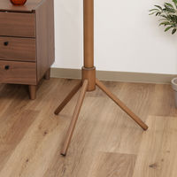 不二貿易 超極太ポールハンガー LOG 幅510×奥行440×高さ1510mm ブラウン　 10786 1本（直送品）