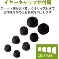 エレコム マイク付きイヤホン ピンジャック カナル型 10.0mmドライバー 高耐久ケーブル採用 シルバー EHP-FS12CMSV 1個（直送品）