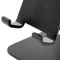 スマホスタンド 折りたたみ小型/～5インチまで対応/mini DOUBLE SWING/ブラック AS-MWBM-BK 1個 アーキサイト