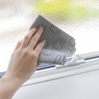 ミッフィー マイクロファイバー 超吸水クロス 台ふきん グレー 30×30cm 1枚 オカトー