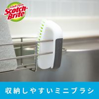スリーエム（3M）スコッチブライト キッチン用ミニブラシ 抗菌 まな板 ホットプレート シンク K-504J（1個入）