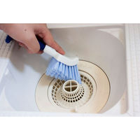 サンベルム お風呂用すみずみブラシ ブルー B33002 1個