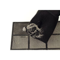 サンベルム エアコンフィルター洗いタワシ ブラック 14×1.5×19cm L11712 1個