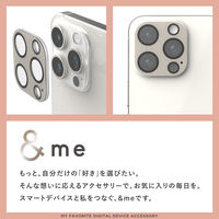 iPhone15Pro/15ProMax カメラフィルム ガラス カフェオレ PM-A23CFLLP5BE エレコム 1個（直送品）