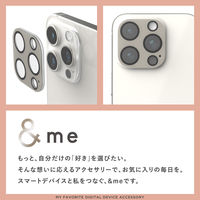 iPhone15Pro/15ProMax カメラフィルム ガラス グレージュ PM-A23CFLLP5GB エレコム 1個