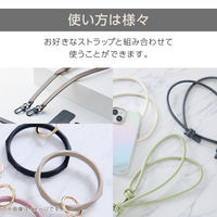 エレコム ストラップホールシート/1口タイプ/2枚入り/オールクリア P-STHD1PCR 1個