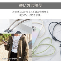 スマホ ストラップホルダー シート スピーカー穴用 2口タイプ 2枚入り クリア P-STHD2PCR エレコム 1個（直送品）