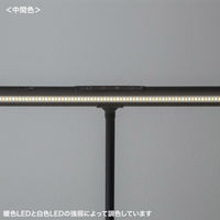 サンワサプライ LEDデスクライト・フレキシブルアーム LED-DESK3BK 1個（直送品）