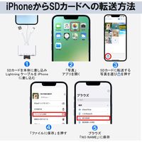 ベスト・アンサー カードリーダー SD micro-SD USBメモリー アプリ不要 life-126 1個（直送品）