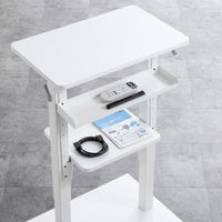 サンワサプライ プロジェクター台 ガス圧昇降 幅550×奥行400×高さ680～1050mm PR-18 1台（直送品）