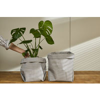 【園芸用品】 アイリスオーヤマ テキスタイルプランター ホック グレージュ TXP-J22H 1個