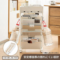 ベスト・アンサー 収納ワゴンブルー life-135-bl 1台