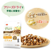 コンボ ピュア ドッグ 厳選チーズ・国産鶏肉入り 成犬 無添加 国産 600g（300g×2袋）1袋 ドッグフード