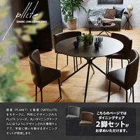 【軒先渡し】B.Bファニシング PLLITE ダイニングチェア マーズ ブラウン PLCH0226CEMAR 1セット（2脚入）（直送品）