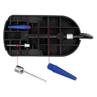 ウィキャン コンパクト 足踏み式空気入れ WJ-9218 1箱(10個入)（直送品）