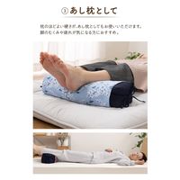 AQUA ひのきの香りのそば殻まくら (NT) 猫ざんまい 波乗り柄 300×620mm 20360008 1個（直送品）