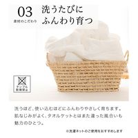 AQUA やわらかい くしゅくしゅガーゼケット 綿100% 1400×1900mm ブルー 41420102 1枚（直送品）