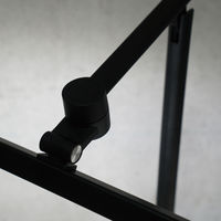 LEDデスクライト モニターライト 調光調色 3段階 Ra95 USB給電口搭載 ブラック スワン電器 AS-755BK 1台