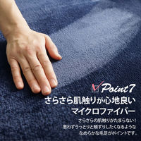 グラムスタイル ホリデープラス 撥水＆低反発ラグ 1900×1900mm ストーン 301988 1枚（直送品）