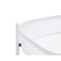 アイリスオーヤマ 折り畳み出来るマルチワゴン 3段 ホワイト 収納カート ランドリー/キッチンワゴン MUW-S3 1台