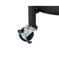 アイリスオーヤマ 折り畳み出来るマルチワゴン 丸形3段 ブラック 収納カート ランドリー/キッチンワゴン MUW-R3 1台