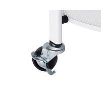 【アウトレット】アイリスオーヤマ 折り畳み出来るマルチワゴン 丸形2段 ホワイト 収納カート ランドリー/キッチンワゴン MUW-R2 1台