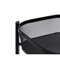 アイリスオーヤマ 折り畳み出来るマルチワゴン 3段 ブラック 収納カート ランドリー/キッチンワゴン MUW-S3 1台