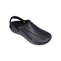 Safety Jogger 作業サンダル 24cm ブラック 耐滑仕様 丸洗い可能 静電気帯電防止 BK 24.0