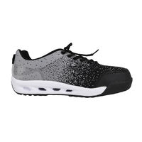 【セーフティーシューズ】 丸五 MANDOM 作業靴 鋼製先芯入り マンダムニット 28.0cm グレー/ブラック #001 1足