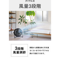 ムサシ CAT フロアファン工場扇 EEMF-14S360BK 1台