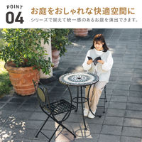 武田コーポレーション トゥインクルタイルチェアー TIR8-CBK 1箱(2脚入)（直送品）