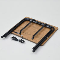 YAMAZEN(山善) 折りたたみ式 ミニテーブル コンセント付き 組立不要 50×44×36cm 1台（直送品）
