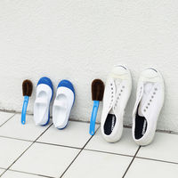 亀の子束子 柄付きたわし 亀の子ジャンプ（ふつう）便利な柄付き タワシ グリーン 1個 亀の子束子西尾商店