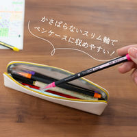 あかしや 極細毛筆 「彩」ThinLINE neon 蛍光 5色セット TLN-5VA 1セット(5色)