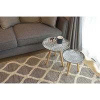 東谷 トレーテーブルS グレー LFSー190A 164632 1脚（直送品）