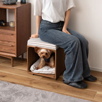 東谷 ペットスツール ブラウン PETー169A 165470 1個（直送品）